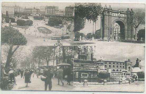 POSTAL DE BARCELONA. BELLEZAS