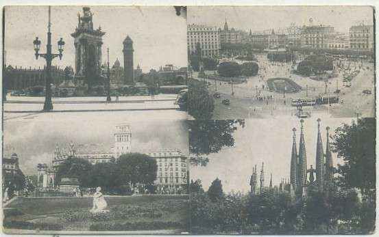POSTAL DE BARCELONA. BELLEZAS