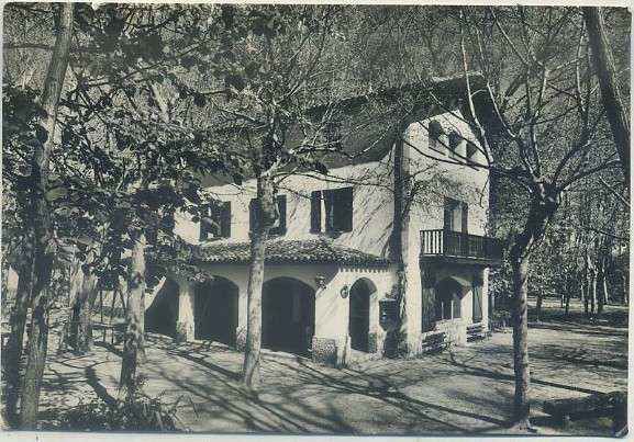 POSTAL DE GERONA. OLOT. RESTAURANTE FUENTE MOIXINA
