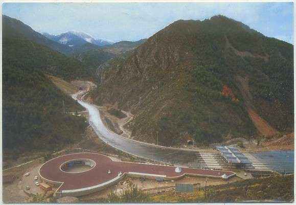 POSTAL DE GERONA. CERDANYA. TUNEL DEL CADI. Nº 208