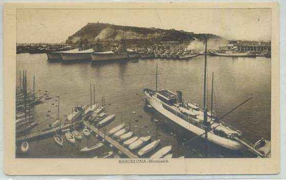 POSTAL DE BARCELONA. MONTJUICH