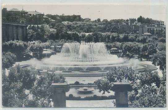 POSTAL DE BARCELONA. SURTIDORES DE MONTJUICH