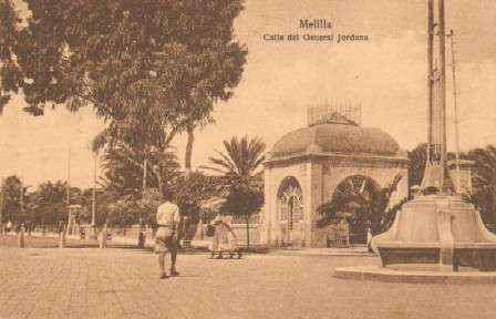 POSTAL ANTIGUA DE MELILLA. AVENIDA DEL GENERAL JORDANA.