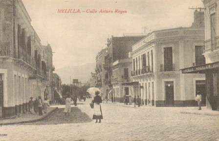 POSTAL ANTIGUA DE MELILLA. CALLE ARTURO REYES.