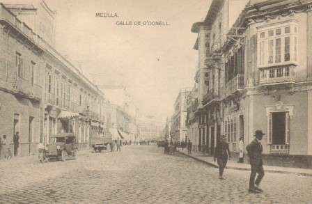 POSTAL ANTIGUA DE MELILLA. CALLE O´DONELL.