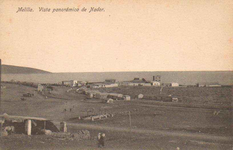 POSTAL ANTIGUA DE MELILLA. VISTA PANORAMICA DE NADOR.