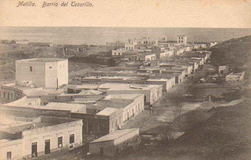 POSTAL ANTIGUA DE MELILLA. BARRIO DEL TESORILLO.