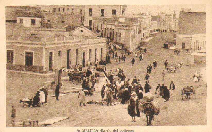 POSTAL DE MELILLA. BARRIO DEL POLIGONO.