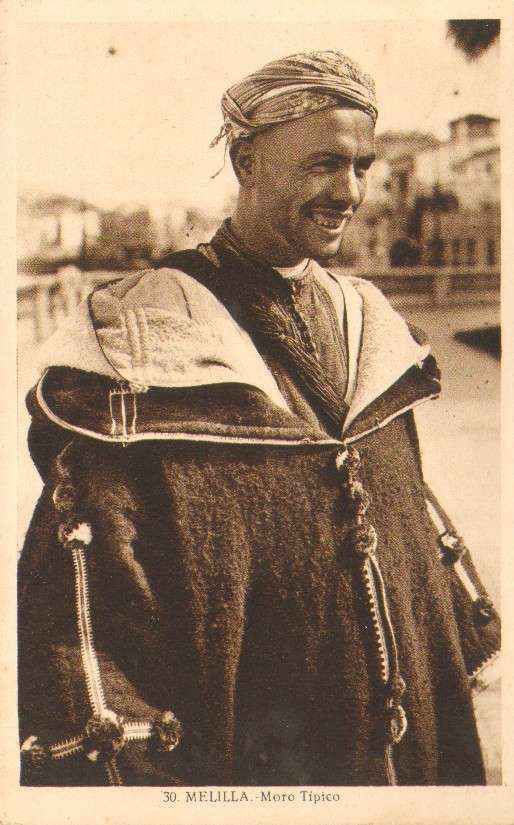 POSTAL DE MELILLA. MORO TIPICO.