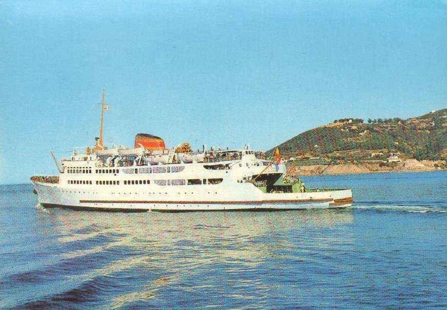 POSTAL DE CEUTA. Nº 11. EL TRANSBORDADOR ALGECIRAS - CEUTA.