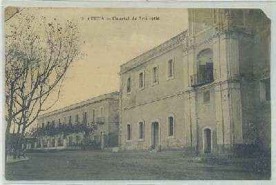 POSTAL ANTIGUA DE MELILLA. CUARTEL DE ARTILLERIA