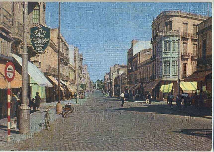 POSTAL DE MELILLA. AVENIDA DEL GENERALISIMO