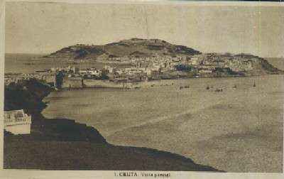 POSTAL DE CEUTA VISTA PARCIAL Nº 1