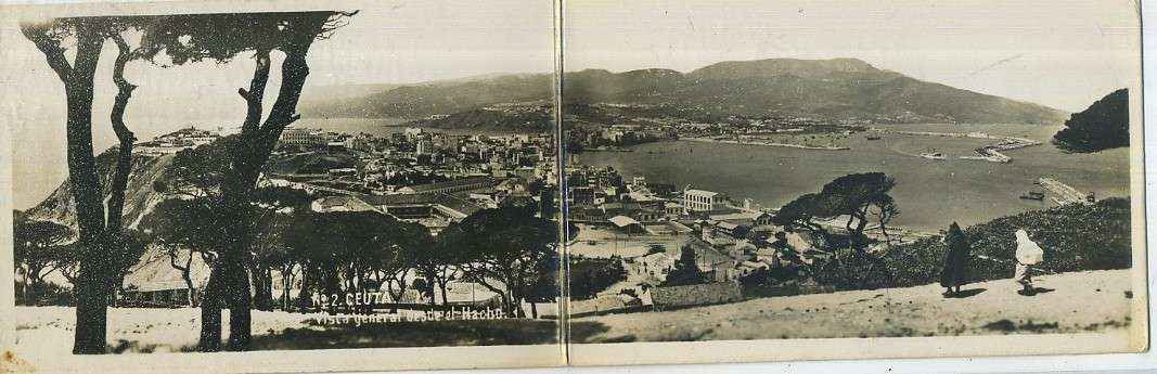 POSTAL DE CEUTA VISTA GENERAL