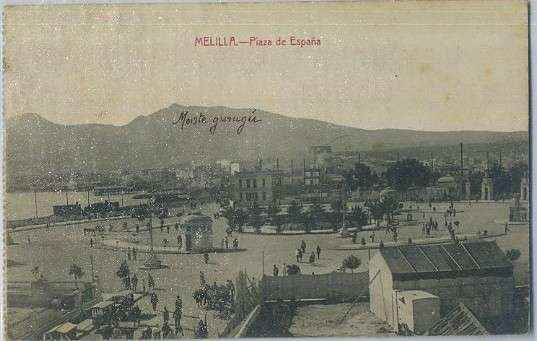 POSTAL DE MELILLA. PLAZA DE ESPAÑA