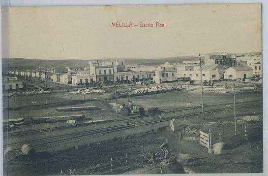 POSTAL DE MELILLA. BARRIO REAL