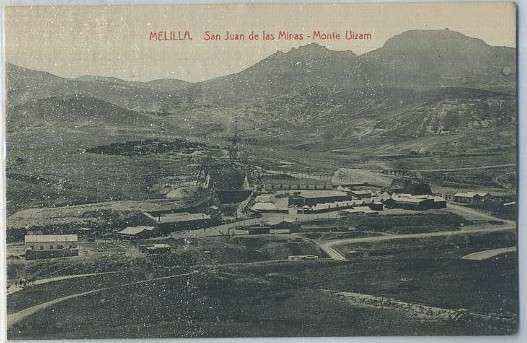 POSTAL DE MELILLA. SAN JUAN DE LAS MINAS. MONTE UIZAM