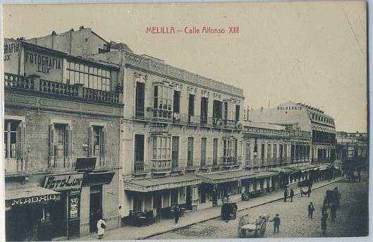 POSTAL DE MELILLA. CALLE ALFONSO Xlll