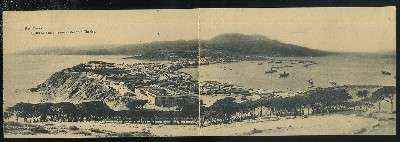POSTAL ANTIGUA DE CEUTA VISTA GENERAL DESDE EL HACHO