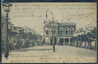 POSTAL ANTIGUA DE CEUTA EL CASINO