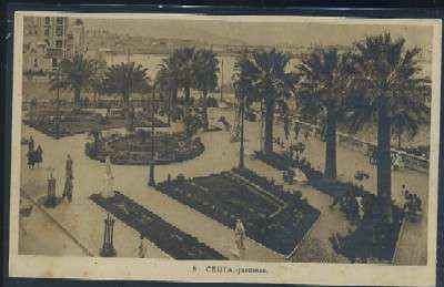 POSTAL DE CEUTA 8 JARDINES