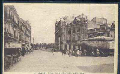 POSTAL ANTIGUA DE MELILLA - VISTA PARCIAL DE LA CALLE DE ALFONSO XIII - Nº 22