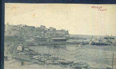 POSTAL ANTIGUA DE MELILLA - PUERTO