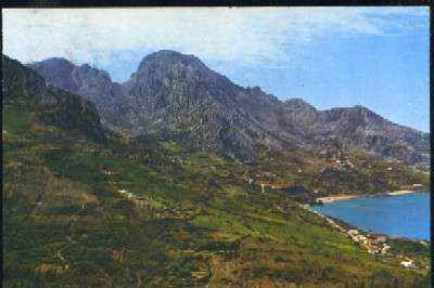 POSTAL DE CEUTA 2 LA BELLA DURMIENTE O MUJER MUERTA