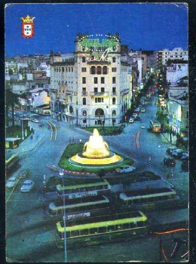 POSTAL DE CEUTA - VISTA NOCTURNA