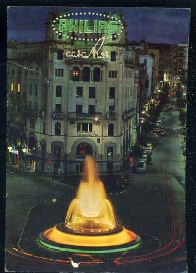 POSTAL DE CEUTA 42 NOCTURNO - EL REVELLIN Y CALLE JOSE ANTONIO