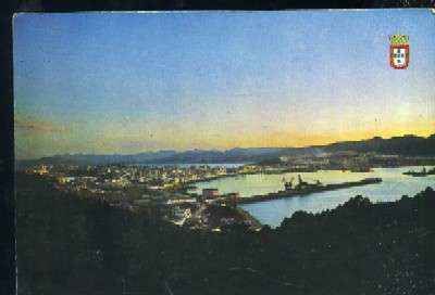 POSTAL DE CEUTA - VISTA PARCIAL NOCTURNA