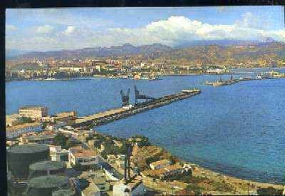 POSTAL DE CEUTA 47 VISTA PARCIAL DESDE EL MONTE HACHO
