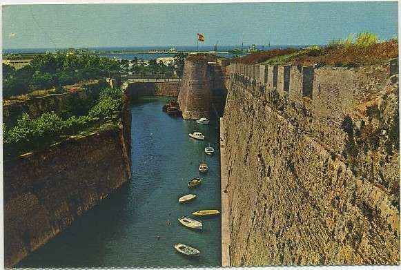 POSTAL DE CEUTA. MURALLAS PORTUGUESAS FOSO DE S. FELIPE Nº 124