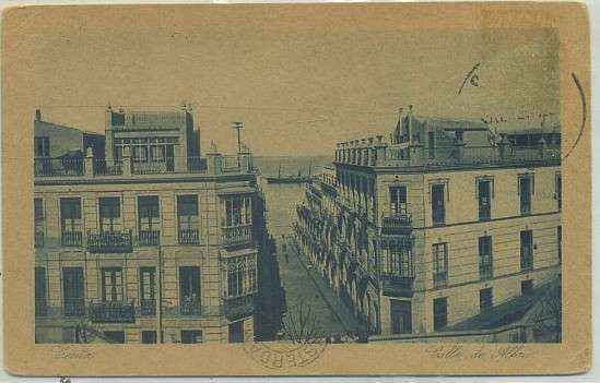 POSTAL ANTIGUA DE CEUTA. CALLE DE ALFAU