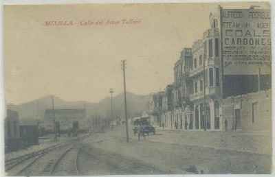 POSTAL ANTIGUA DE MELILLA. CALLE DEL ACTOR TALLAVI