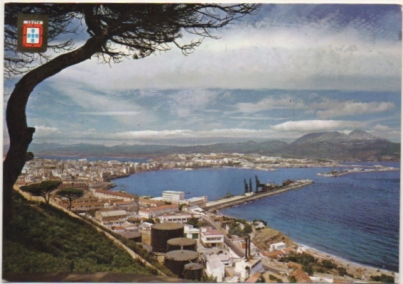 POSTAL DE CEUTA. VISTA PARCIAL