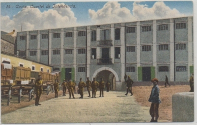 POSTAL ANTIGUA DE CEUTA. CUARTEL DE INFANTERIA Nº 14