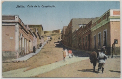 POSTAL ANTIGUA DE MELILLA. CALLE DE LA CONSTITUCION