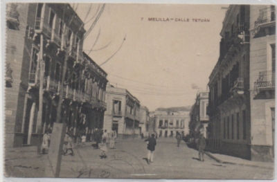 POSTAL ANTIGUA DE MELILLA. CALLE TETUAN
