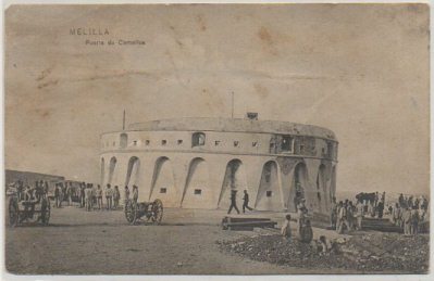 POSTAL ANTIGUA DE MELILLA. FUERTE DE CAMELLOS