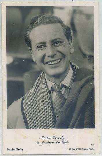 POSTAL DE CINE: DIETER BORSCHE IN -FANFAREN DER EHE Nº 863