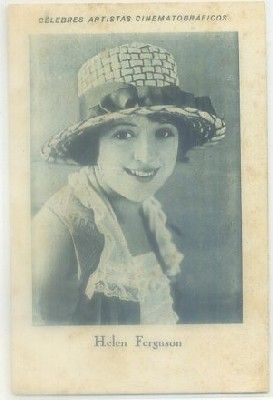 POSTAL DE CINE 11x7,5 cm: HELEN FERGURON. SERIE A Nº 1