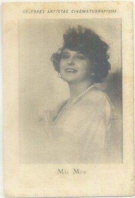 POSTAL DE CINE 11x7,5 cm: MIA MAY. SERIE A Nº 12