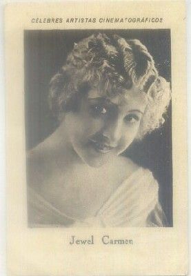 POSTAL DE CINE 11x7,5 cm: JEWEL CARMEN. SERIE D Nº 20