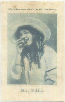 POSTAL DE CINE 11x7,5 cm: MARY PICKFORD. SERIE E Nº 17. CHOCOLATES JUNCOSA