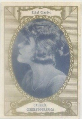 POSTAL DE CINE 10x7 cm: ETHEL CLAYTON. SERIE A Nº 8. CHOCOLATES RIUCORD