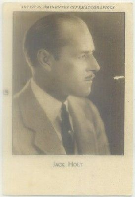POSTAL DE CINE 11,5x7,5 cm:  JACK HOLTSERIE Vl Nº 3