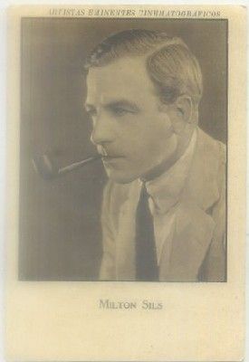 POSTAL DE CINE 11,5x7,5 cm: MILTON SILS. SERIE Vl Nº 15