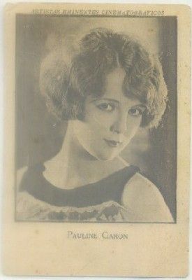 POSTAL DE CINE 11,5x7,5 cm: PAULINE CARON. SERIE Vlll Nº 2