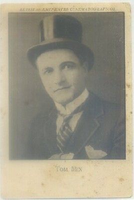 POSTAL DE CINE 11,5x7,5 cm: TOM MIX. SERIE lX Nº 3